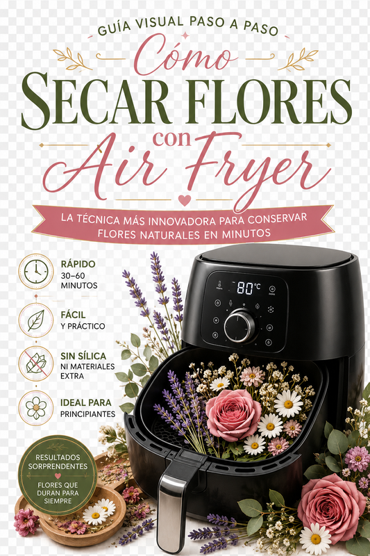 Guia para secar Flores en la Air Fryer-Producto Premium⭐