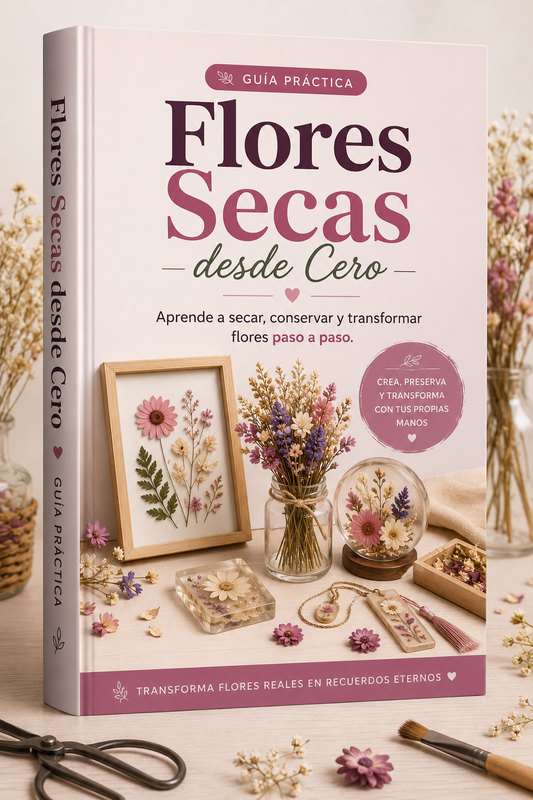 FLORES SECAS DESDE CERO -Guia práctica