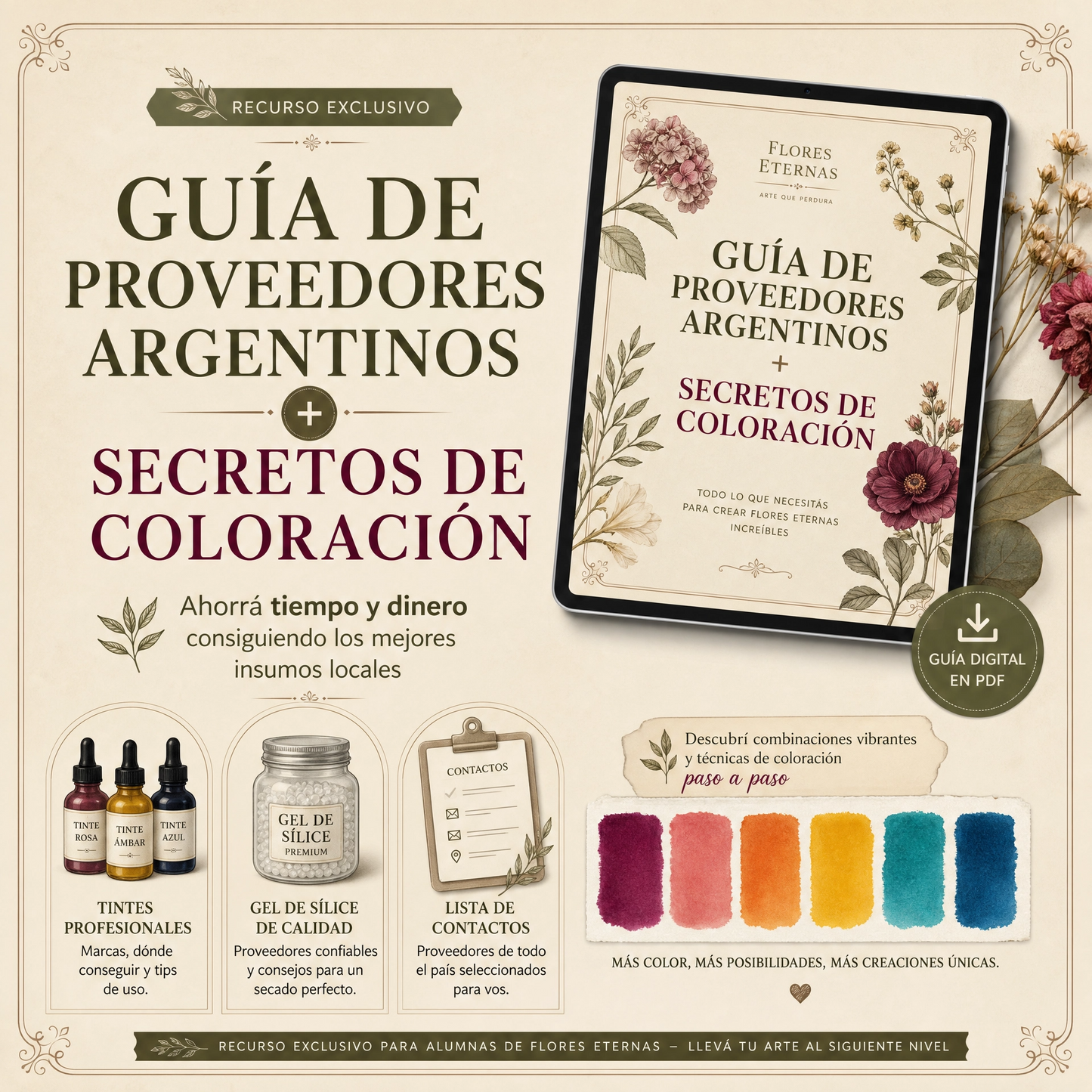 Guia de proveedores Argentinos y tecnicas de Coloración